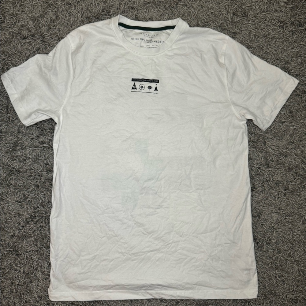 White Graphic shirt